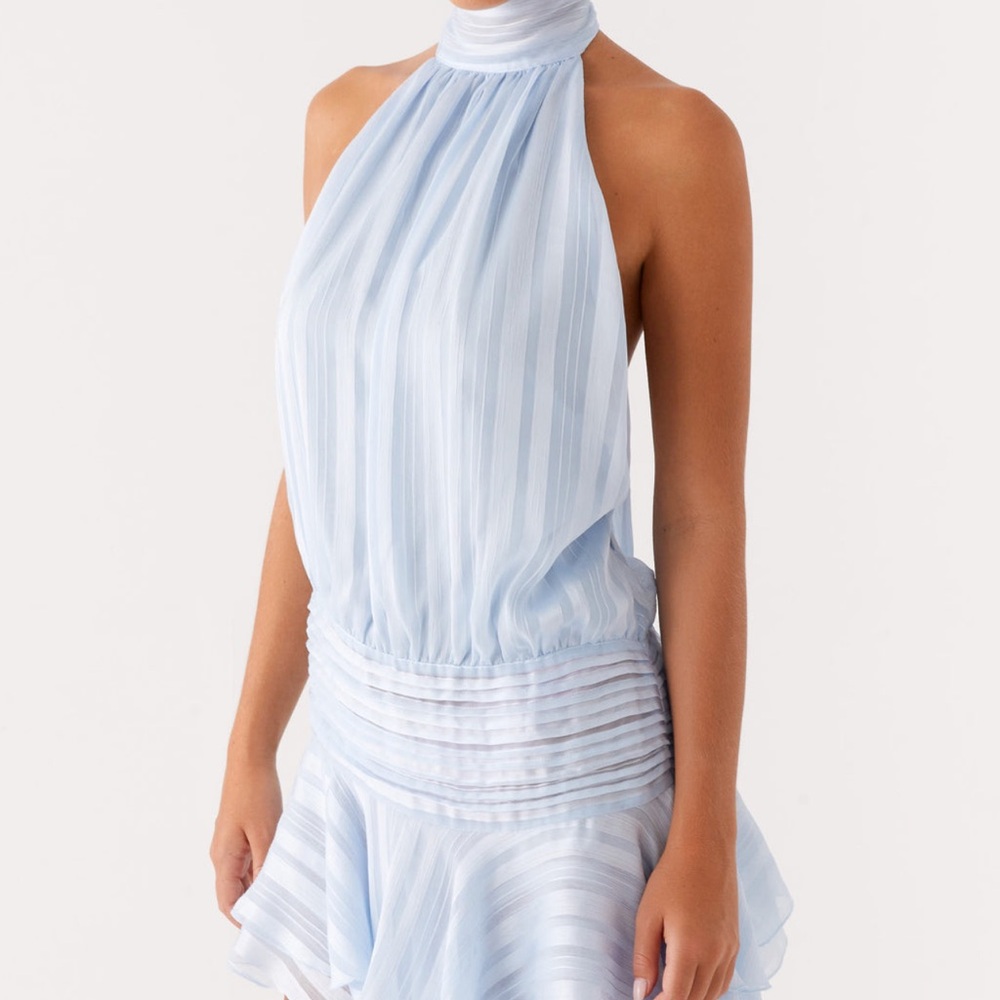 Peppermayo Willow Blue Mini Dress